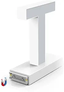 LED Letter Light- Touch-Sensitive & Dimmable Connector, Heart Symbol or Connector Power, Safe Design, Gift-Ready Packaging for Home Décor & Events (Cool Daylight T, 4.73)