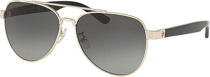 Tory Burch TY6070 Sunglasses 327111-57 -, Lt Grey Gradient TY6070-327111-57