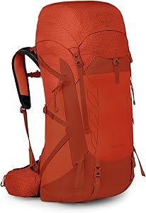 Osprey Talon Pro 40L Men's Hiking Backpack with Hipbelt, Mars Orange, S/M
