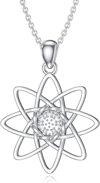 Diamond Celtic Knot Necklace For Women S925 Sterling Silver Good Luck Celtic Knot Diamond Pendant Diamond Jewelry Gifts For Wife Mom Girlfriend