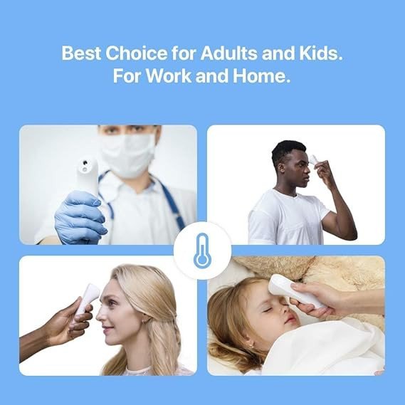 iHealth No-Touch Forehead Thermometer, Infrared Digital Thermometer for Adults and Kids