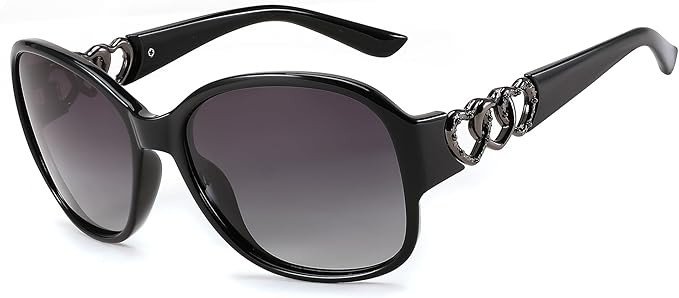 FEISEDY Polarized Sunglasses for Women Oversized Square Sunglasses UV400 Protection Retro Womens Shades B0074