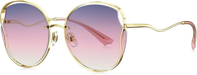 BOLON Women Elegant Romantic Butterfly Sunglasses, Exclusive Eyewear Brand of EssilorLuxottica