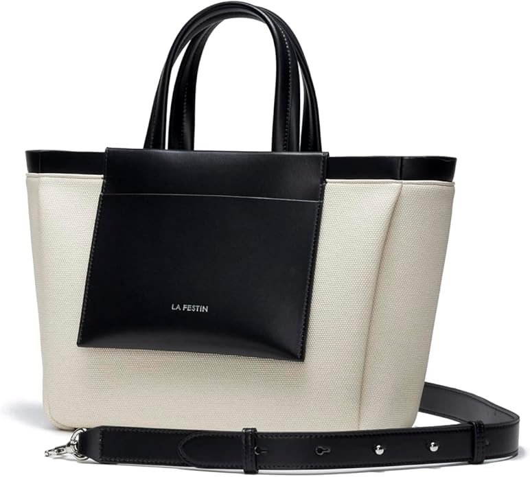LA FESTIN Cowhide Leather Handbags For Women, Top Handle Women’s Purses And Handbags, Large Capacity Shoulder Handbags