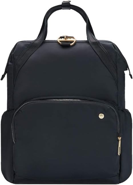 PacSafe Women's Citysafe CX 17L Anti Theft Backpack-Fits 16 inch Laptop, Black, One Size