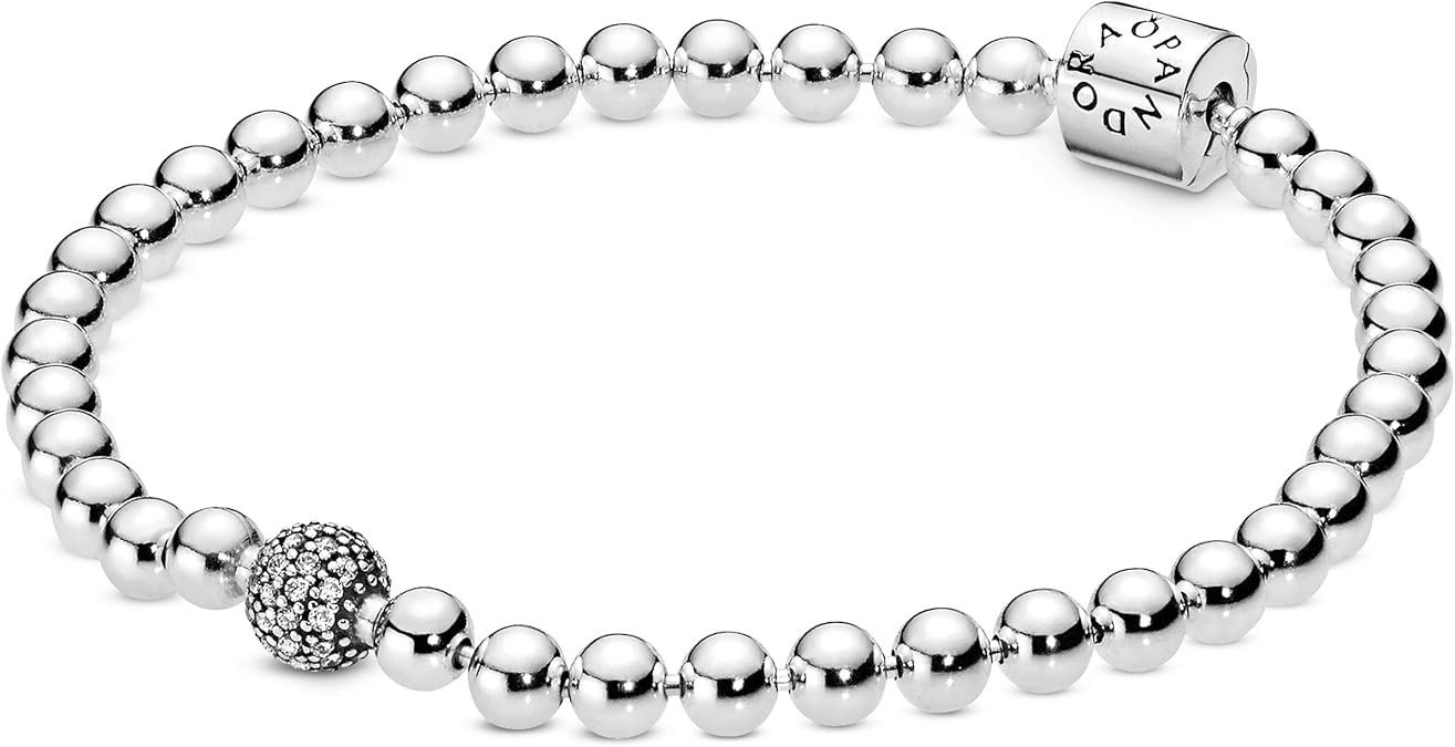 PANDORA Beads & Pave, Clear Cz