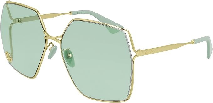 Gucci GG0817S Gold/Green 65/17/140 women Sunglasses