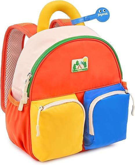 Kids School Travel Backpack For Girls Boys, Toddler Preschool Mini Lightweight Bookbag,Ideal For Back to School Gift,Small (Orange)