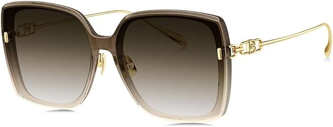 BOLON Women Trendy Elegant Oversized Square Sunglasses, Exclusive Eyewear Brand of EssilorLuxottica
